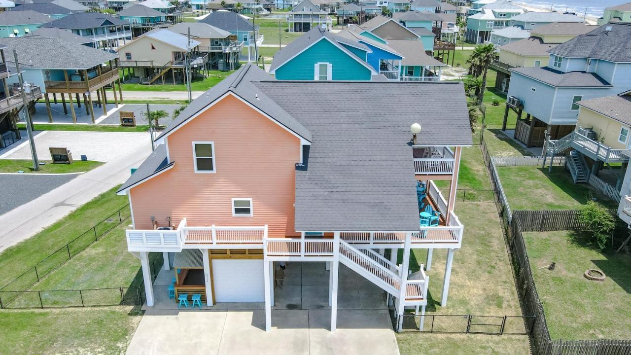 Villa Spring Break Specials! Front Row Views - Tiki Bar - Playground à Bolivar Peninsula Extérieur photo