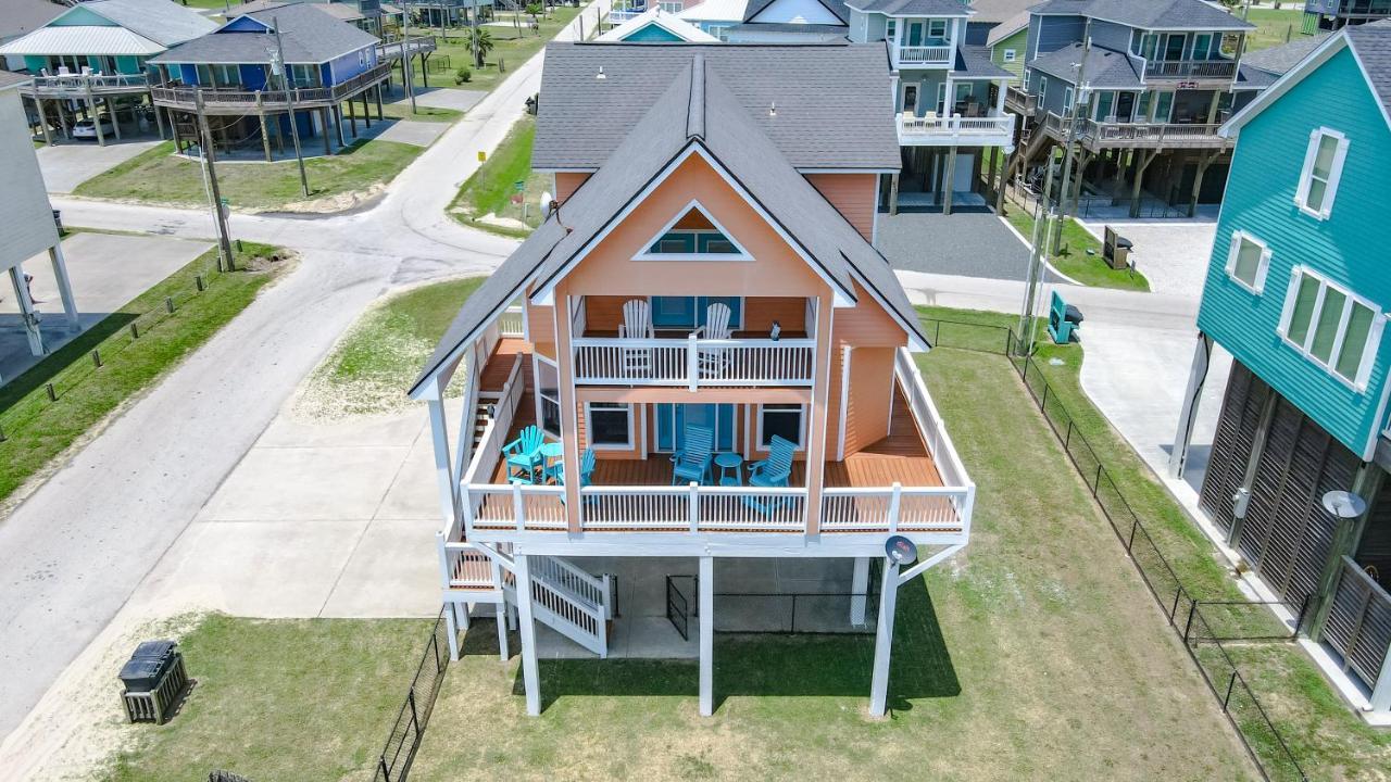 Villa Spring Break Specials! Front Row Views - Tiki Bar - Playground à Bolivar Peninsula Extérieur photo